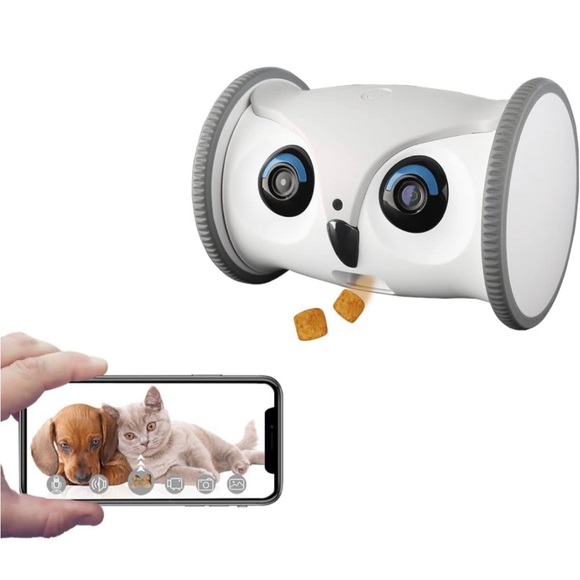 Skymee Owl Robot Camera Treat Dispenser - Picture 1 of 12